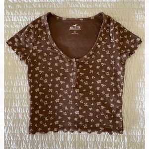 Hollister floral top